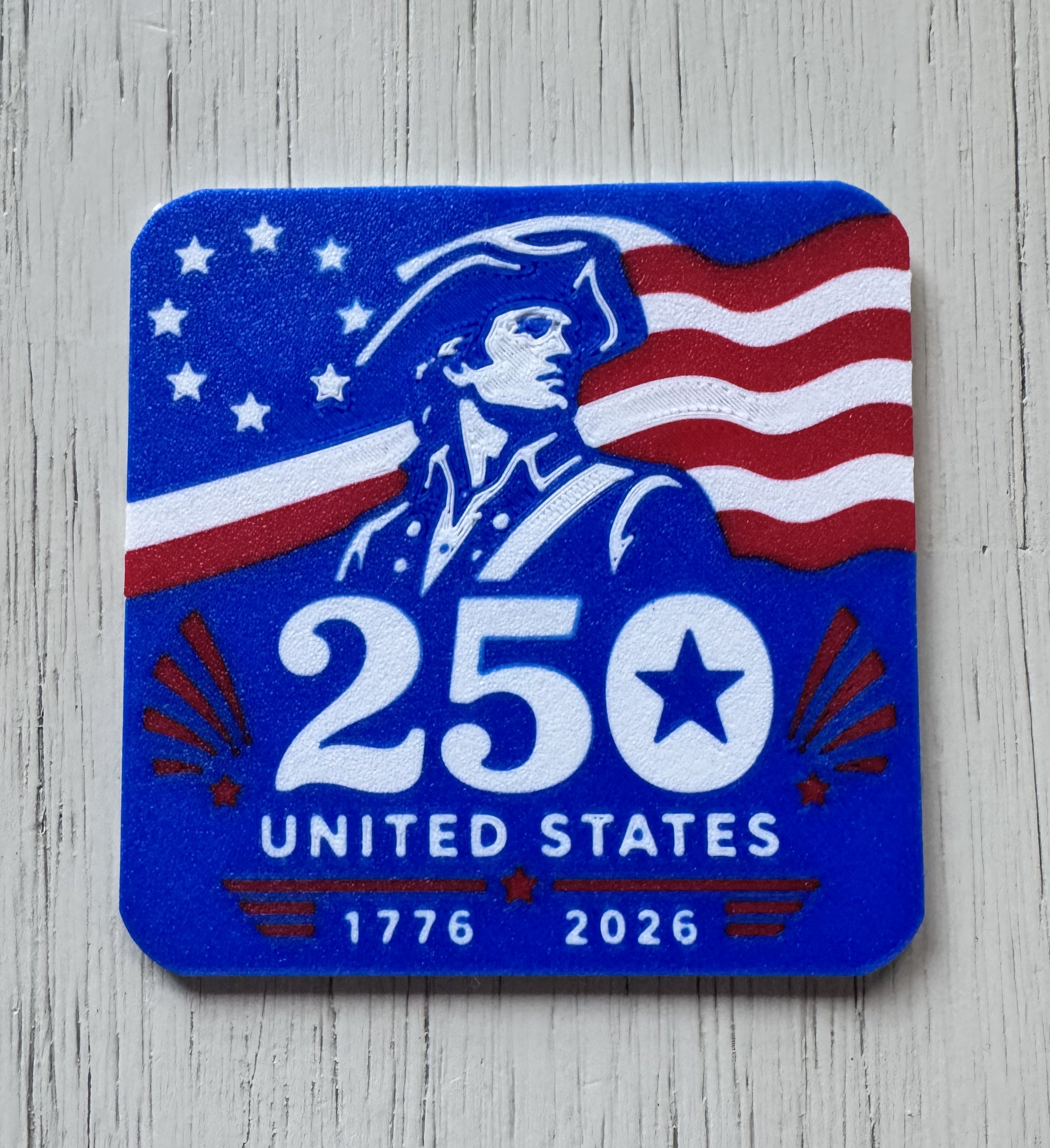 USA 250 Minuteman Coaster